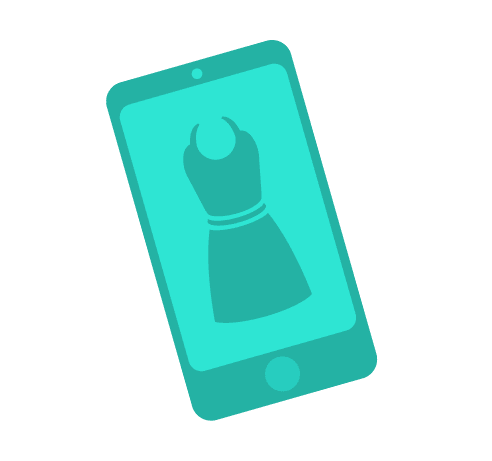 side mobile dress