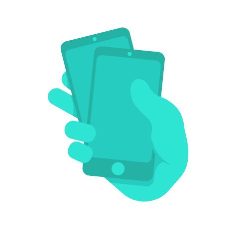 side two phones