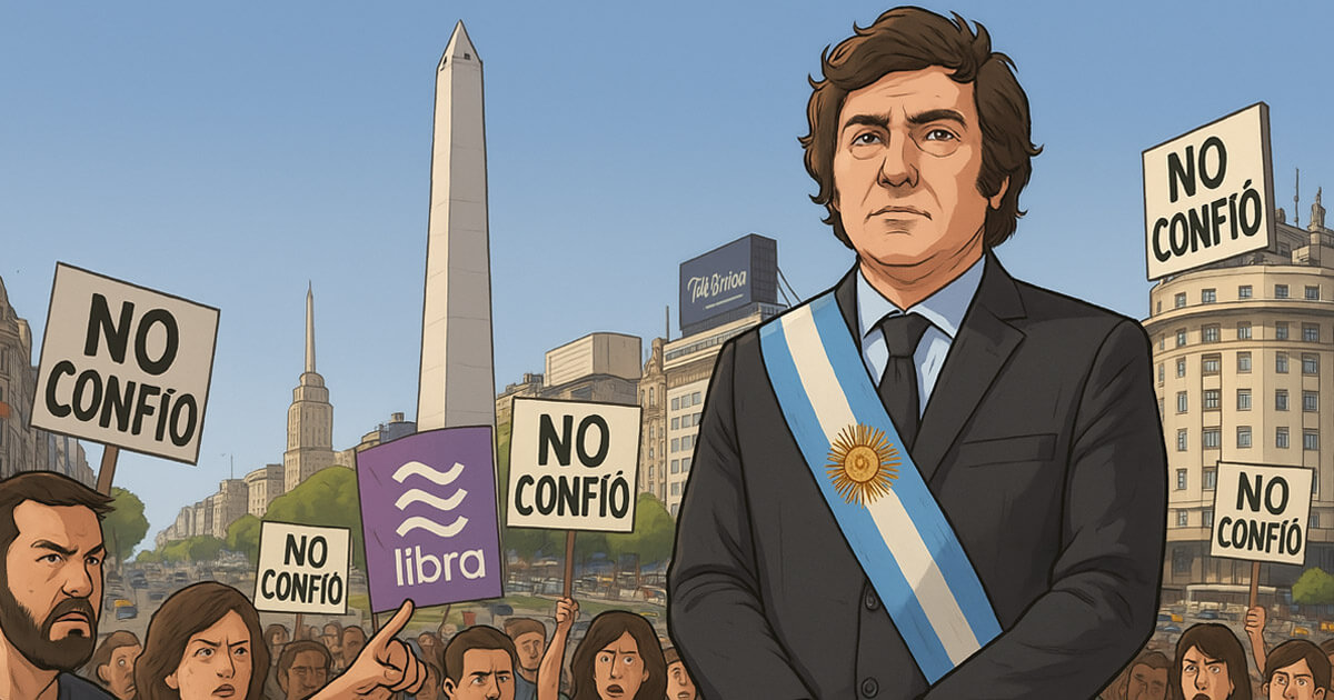 Escândalos políticos na Argentina abrem portas para o mercado cripto 1 javier milei libra 2